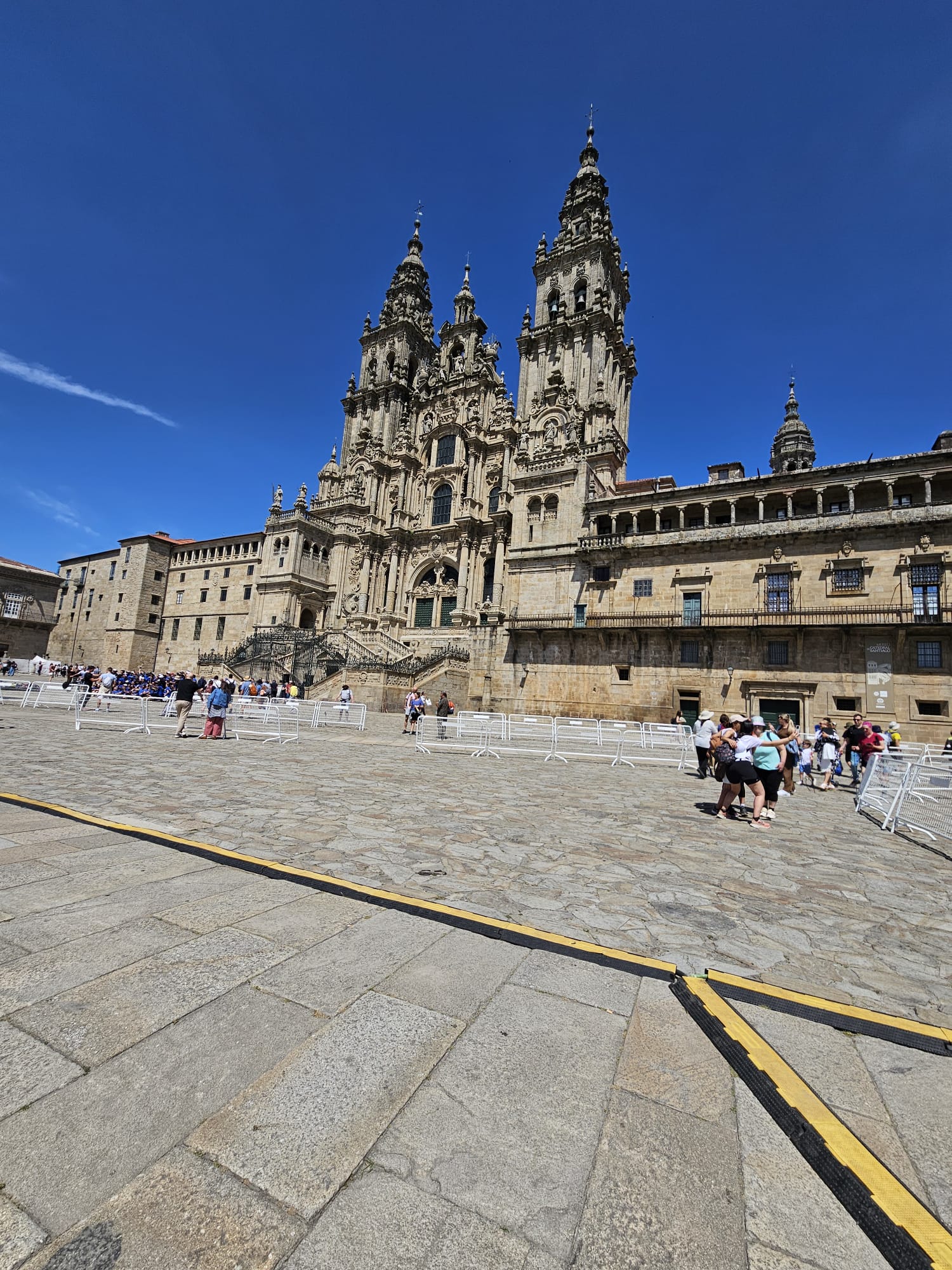 Praça do Obradoiro e fachada da Catedral de Santiago