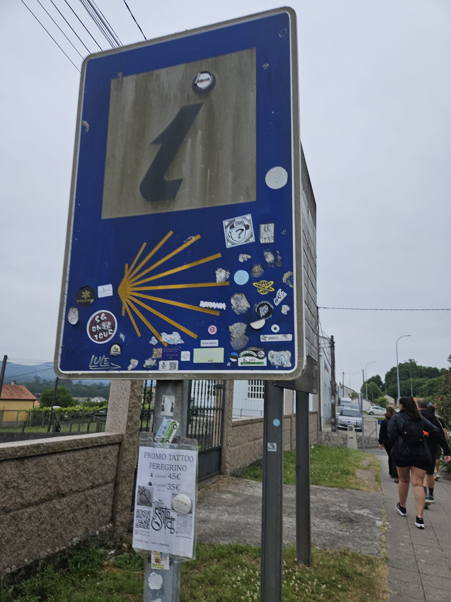 Sinalização do Caminho e o vale do Sar